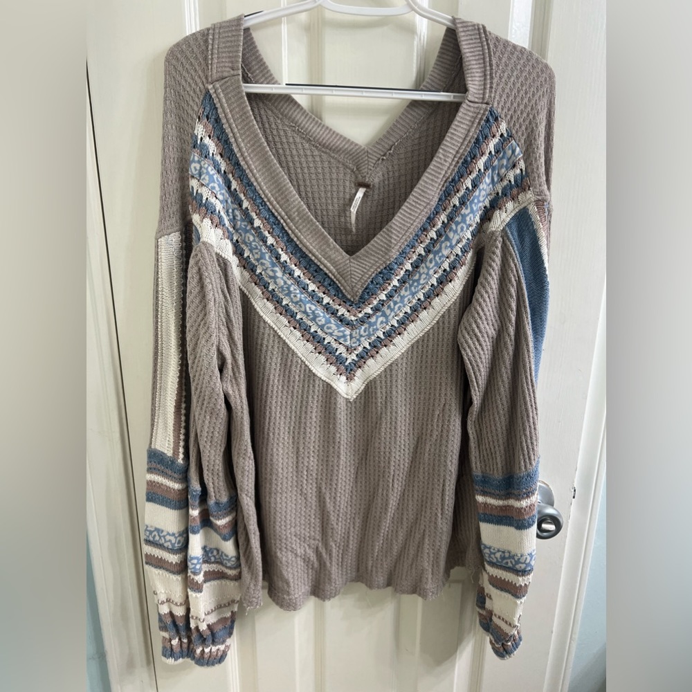 Free People knit sweater